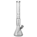 Tubo de cachimbo de vidro com base de copo para fumar com percolador (ES-GB-230)